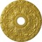 Ekena Millwork Spring Leaf Ceiling Medallion (Canopies up to 5 5/8"), 19 7/8"OD x 3 5/8"ID x 1 1/4"P, Rich Gold CM19SPRGS - alternate 1